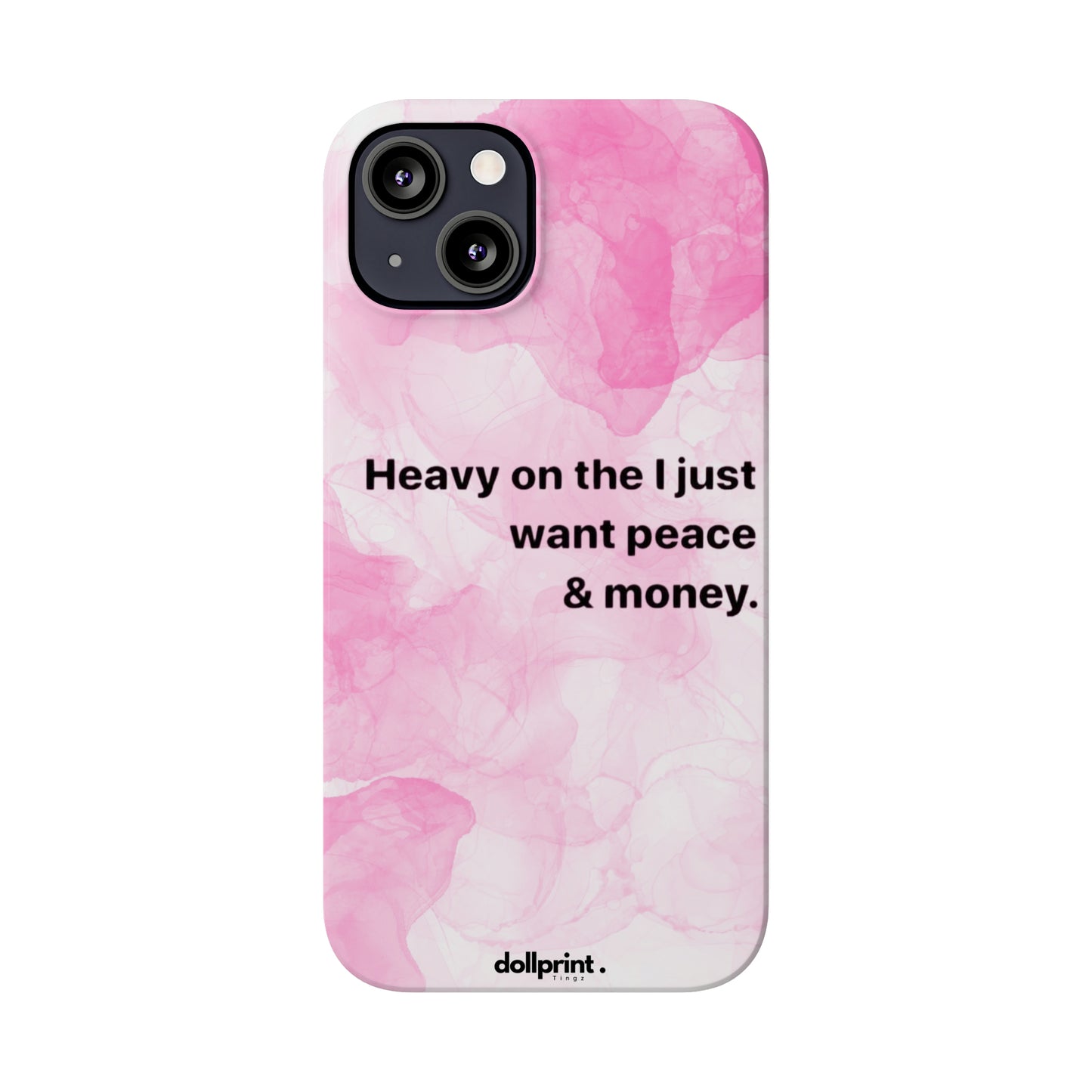 Heavy On The Peace Slim Phone Cases