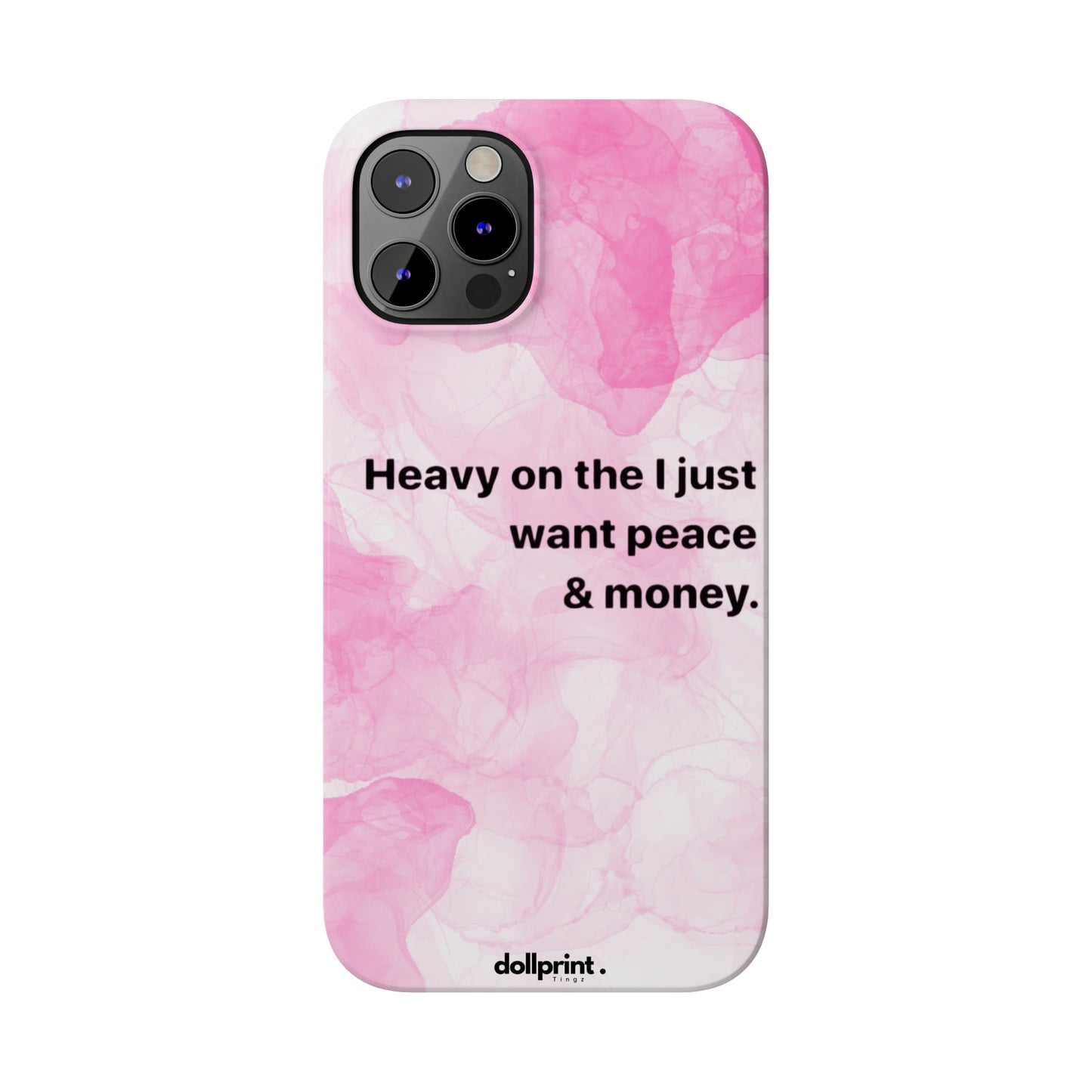 Heavy On The Peace Slim Phone Cases