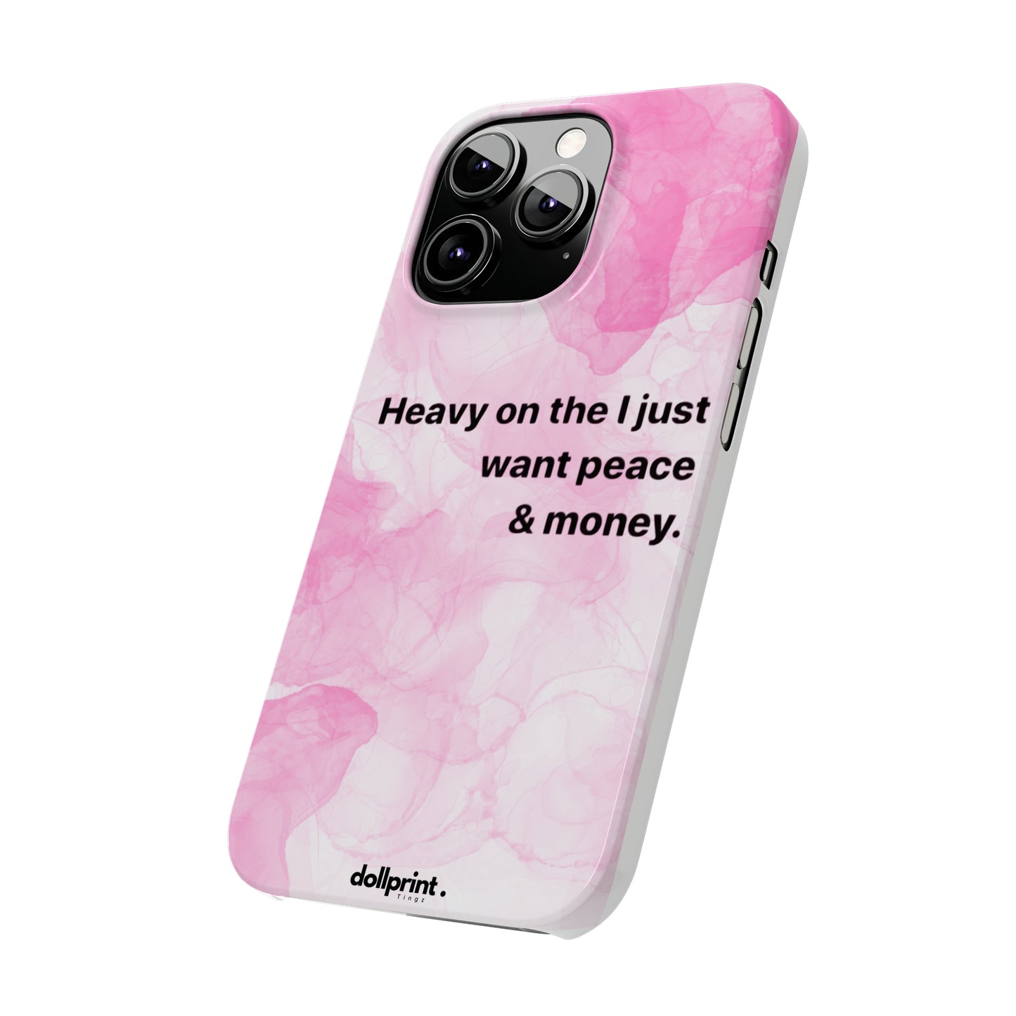 Heavy On The Peace Slim Phone Cases