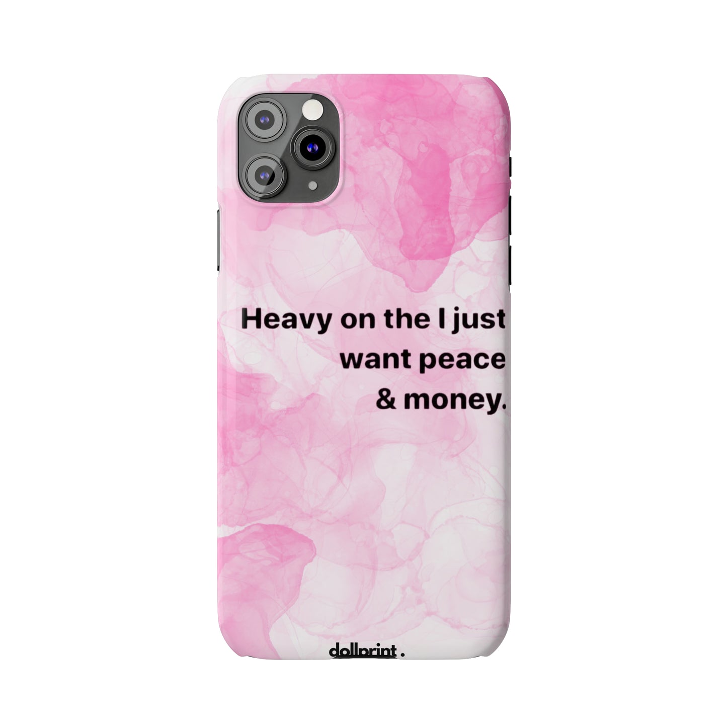 Heavy On The Peace Slim Phone Cases