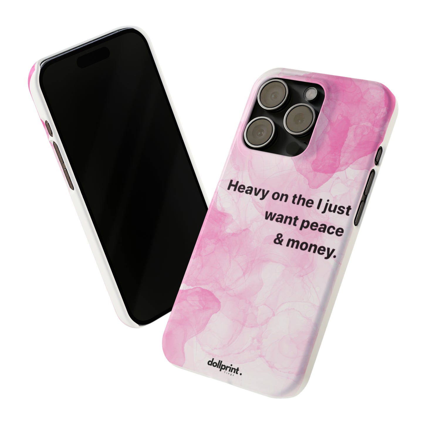 Heavy On The Peace Slim Phone Cases