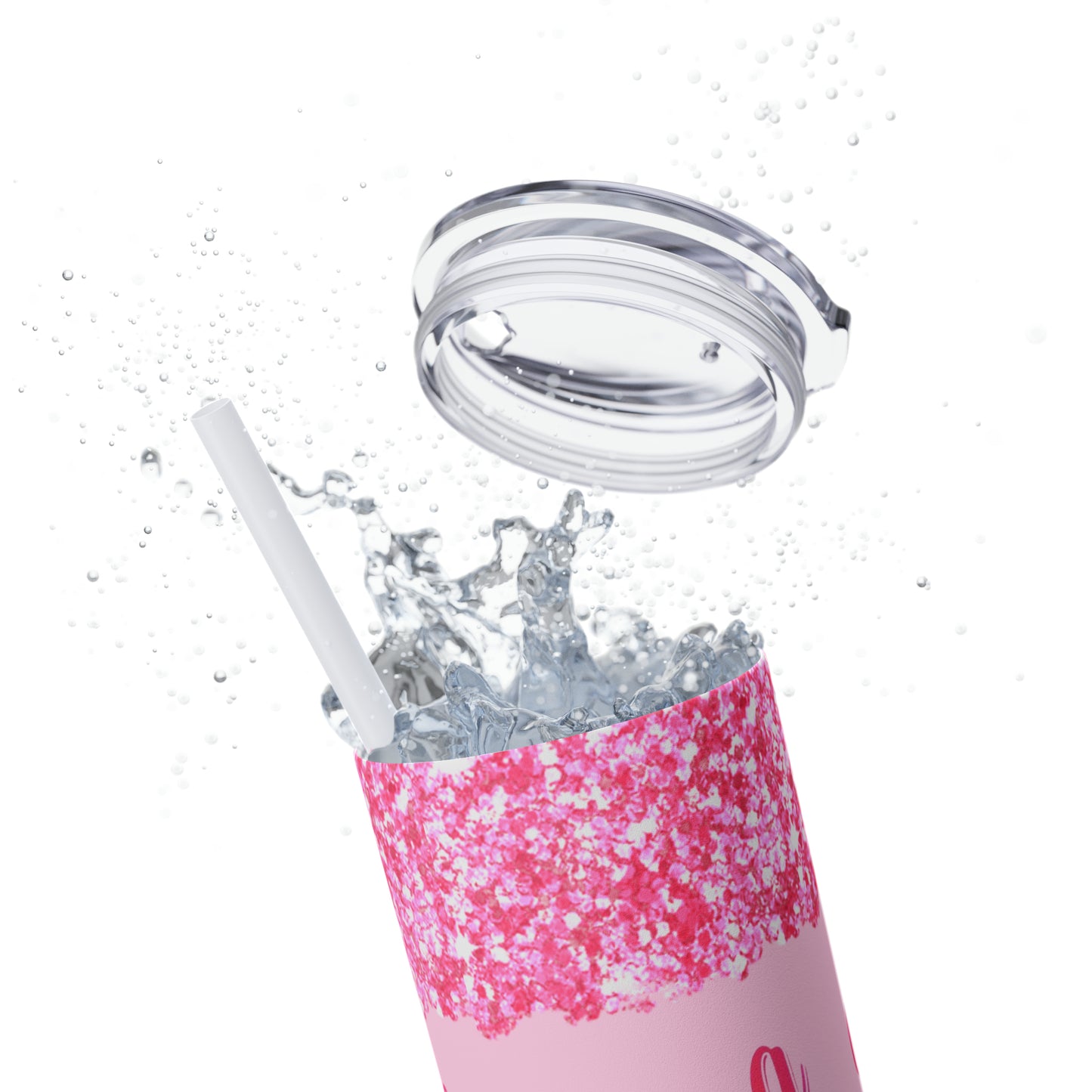 IM A REAL DOLL Skinny Tumbler with Straw, 20oz