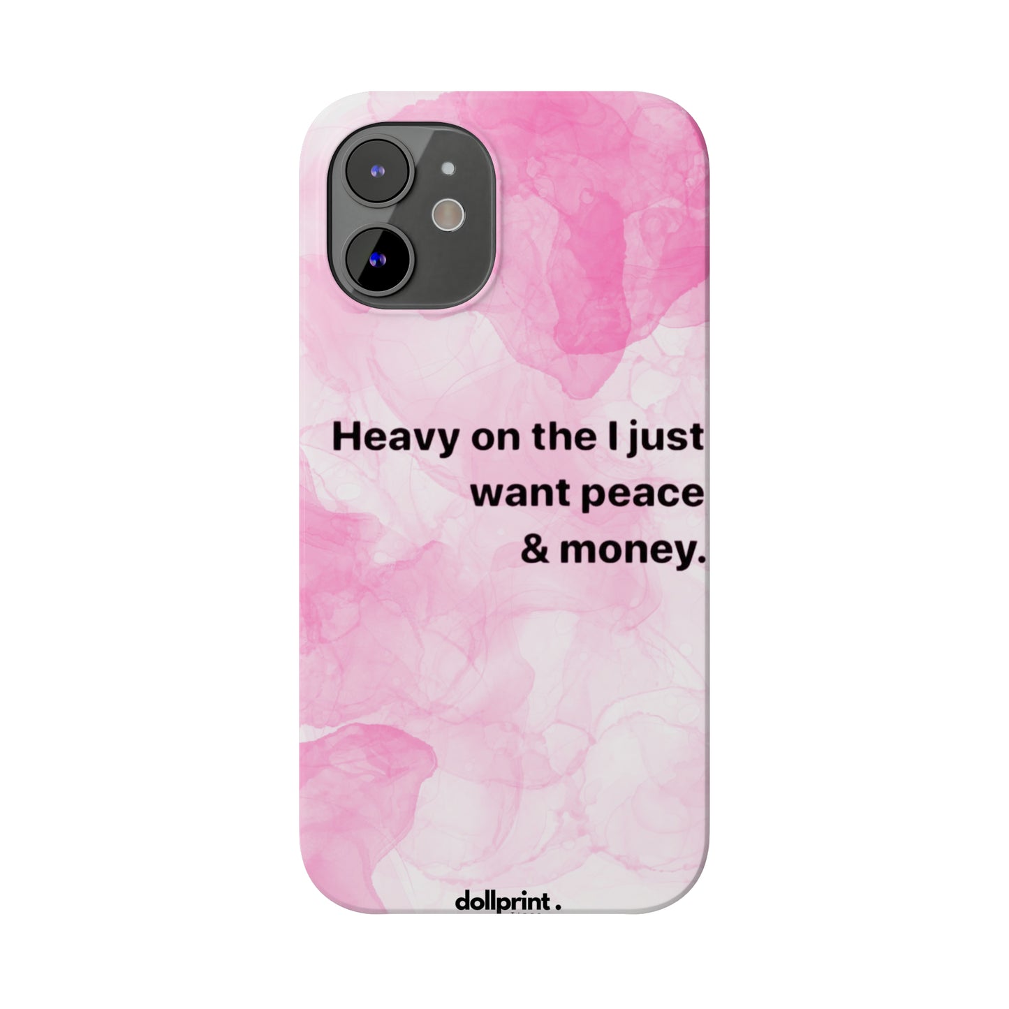 Heavy On The Peace Slim Phone Cases