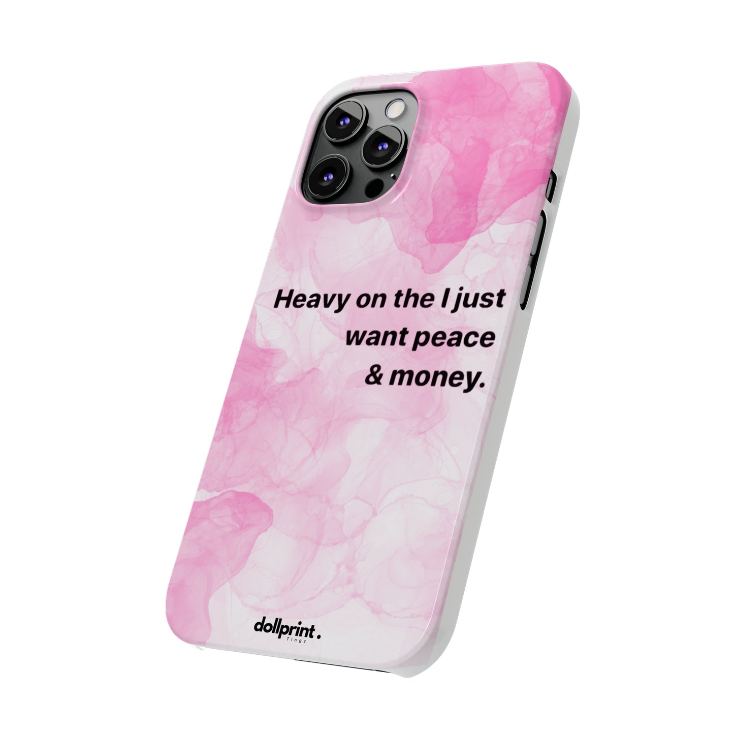 Heavy On The Peace Slim Phone Cases