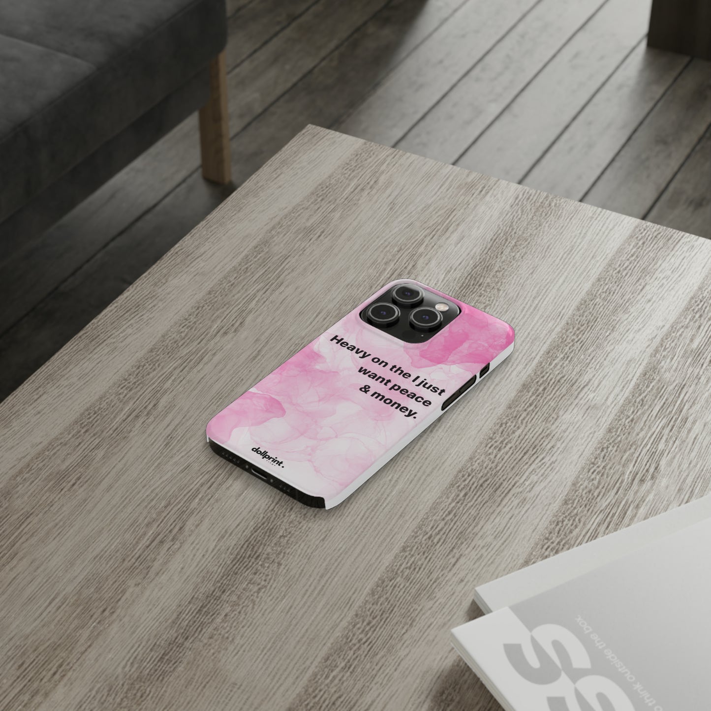 Heavy On The Peace Slim Phone Cases
