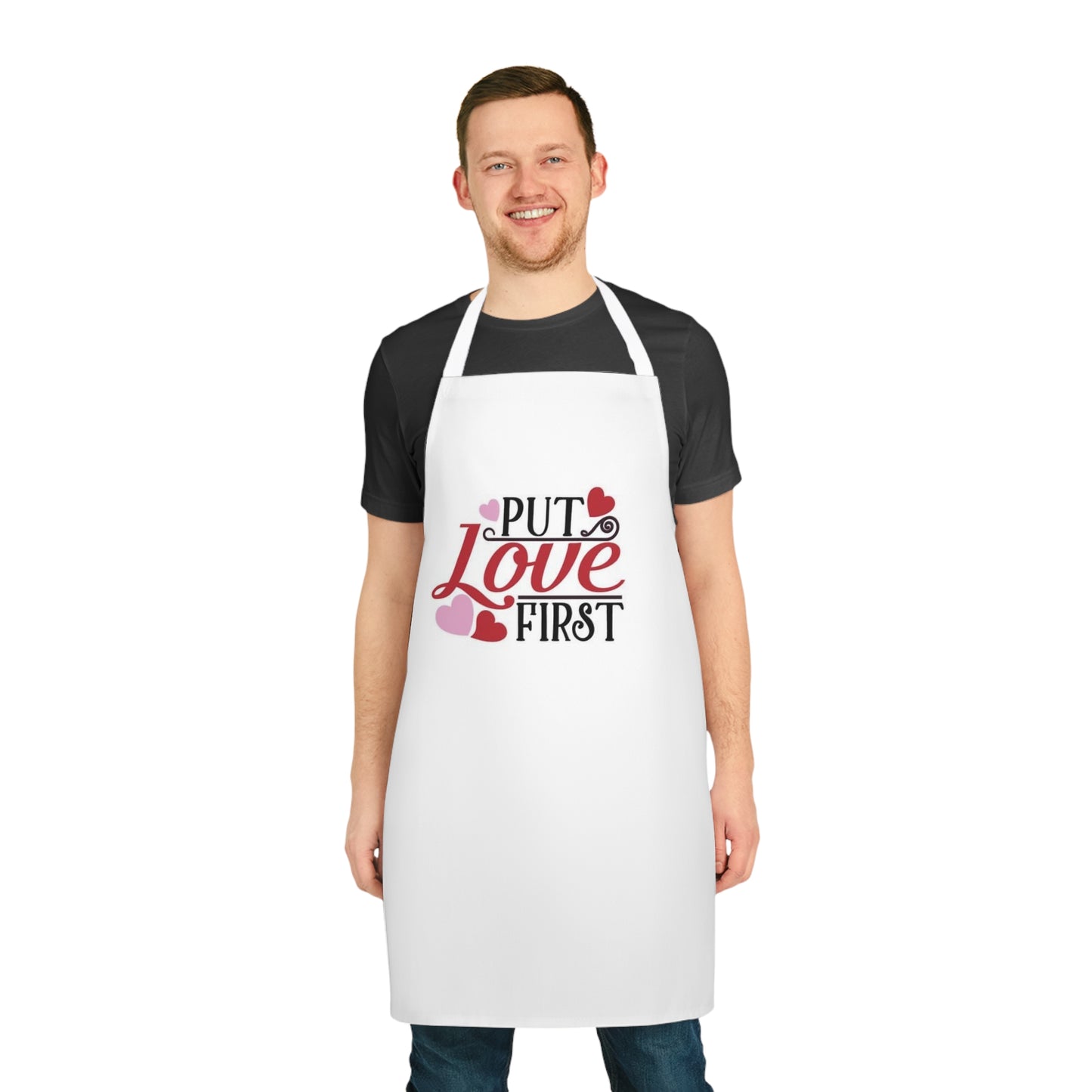 Apron (AOP)- Kitchen Apron - Chef's Cooking Apron - Adjustable, Stylish, and Durable - Cooking and Baking Essential - Valentine’s Day Gift