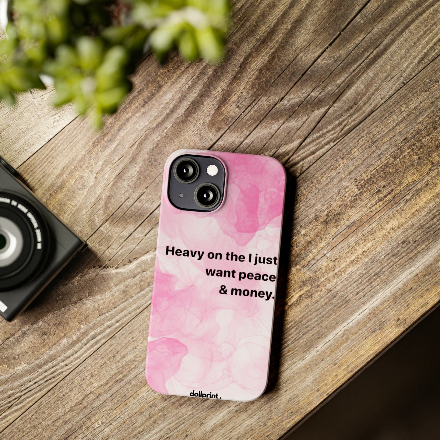 Heavy On The Peace Slim Phone Cases