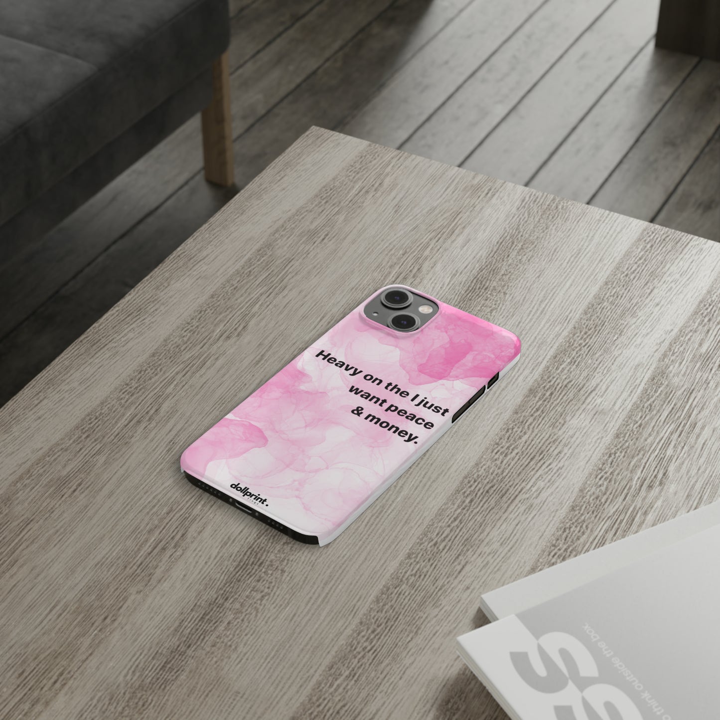 Heavy On The Peace Slim Phone Cases