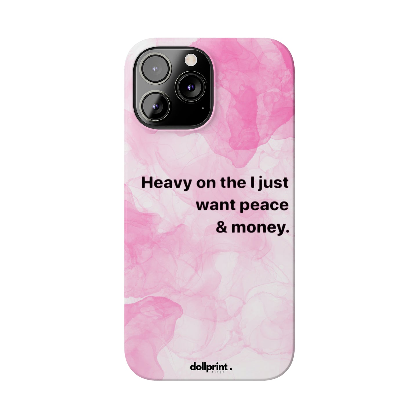 Heavy On The Peace Slim Phone Cases