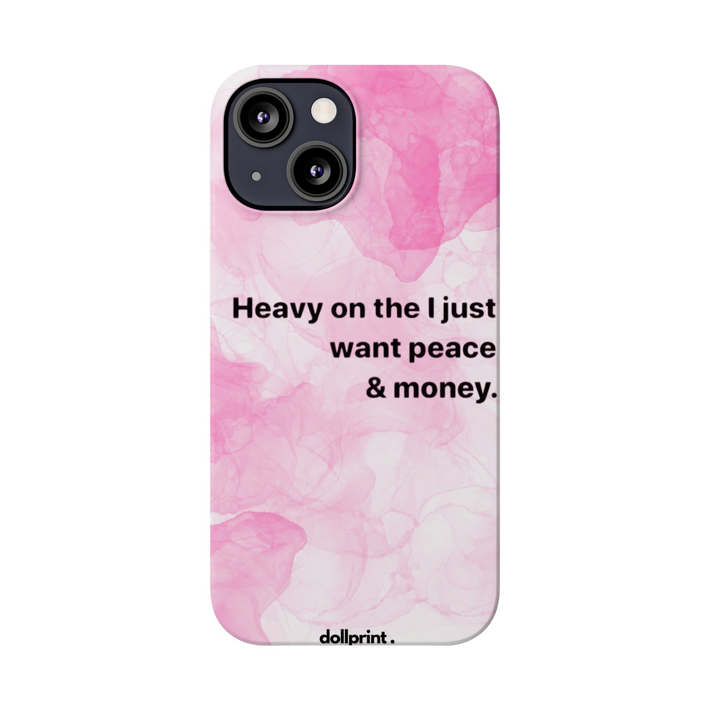 Heavy On The Peace Slim Phone Cases