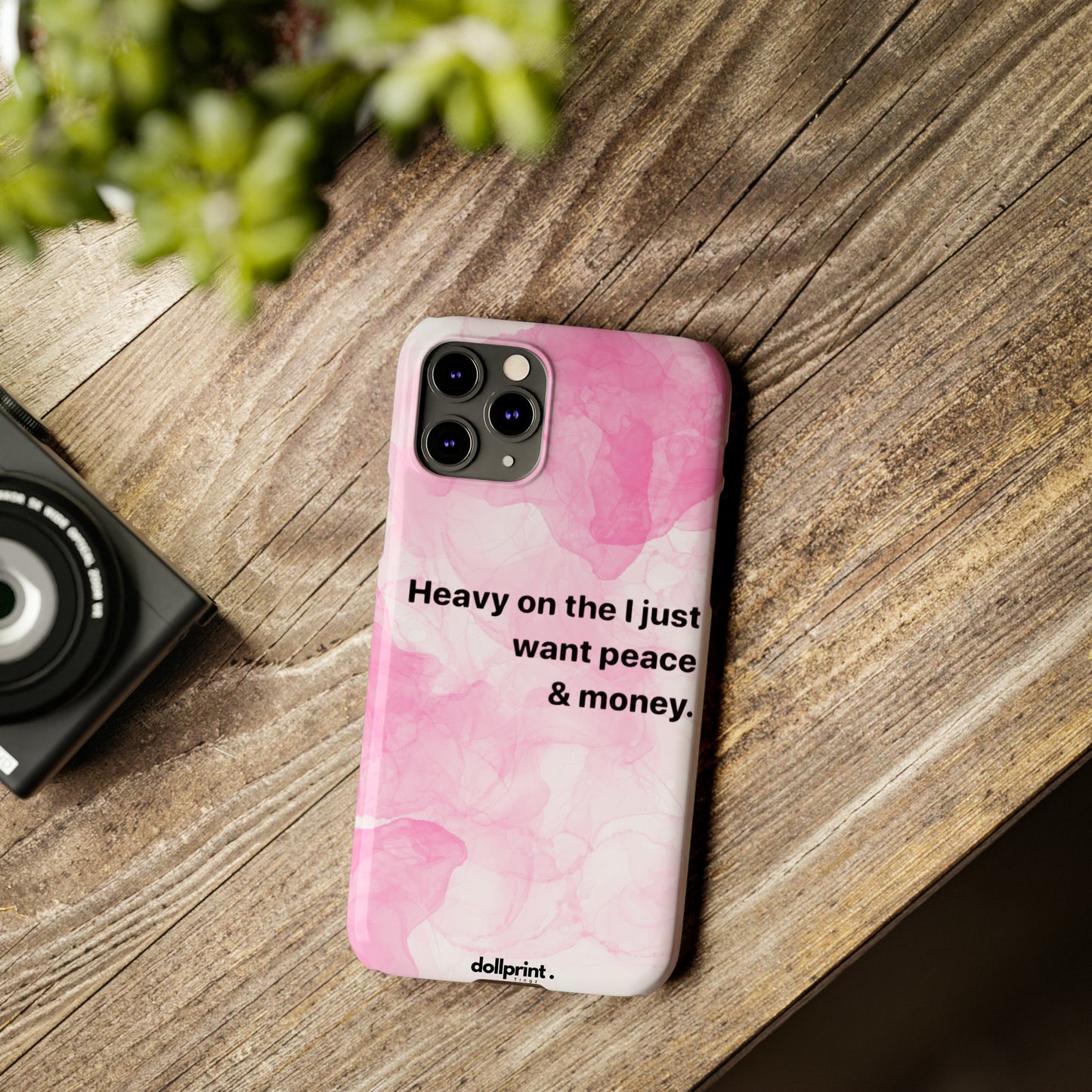 Heavy On The Peace Slim Phone Cases