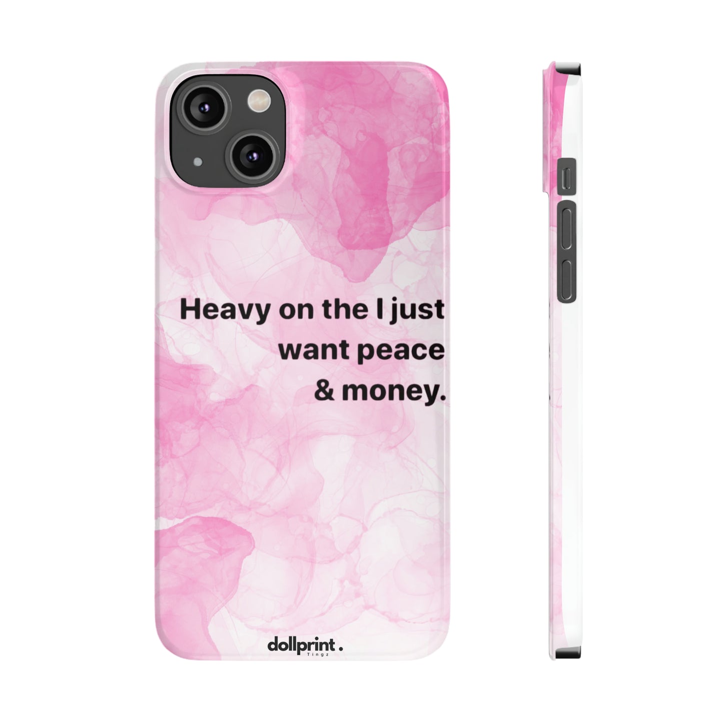 Heavy On The Peace Slim Phone Cases