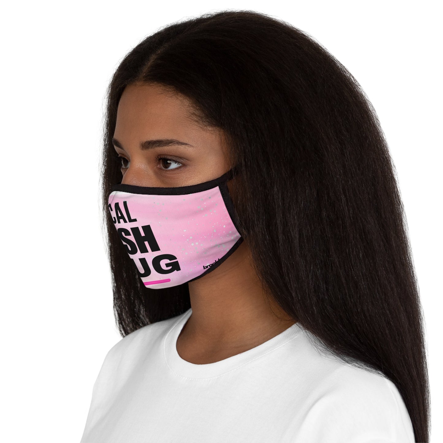 Local Lash Plug Fitted Polyester Face Mask