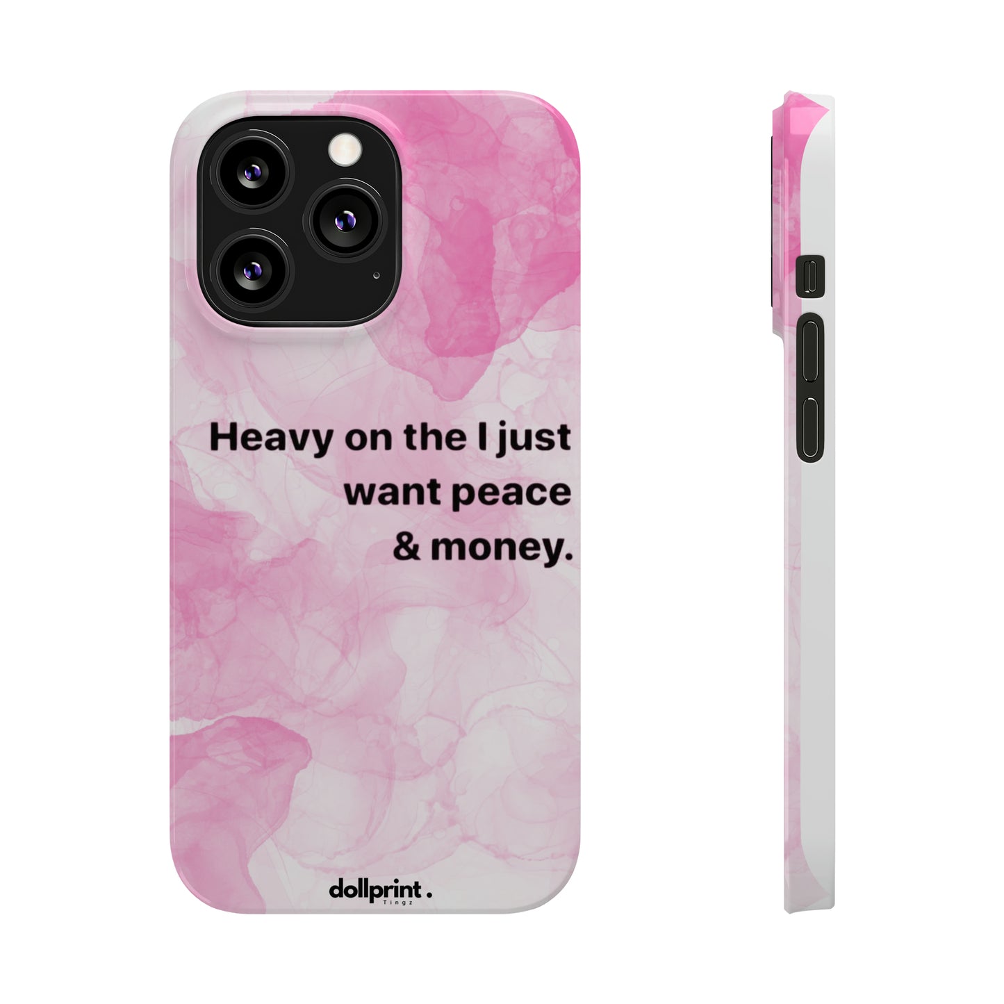Heavy On The Peace Slim Phone Cases
