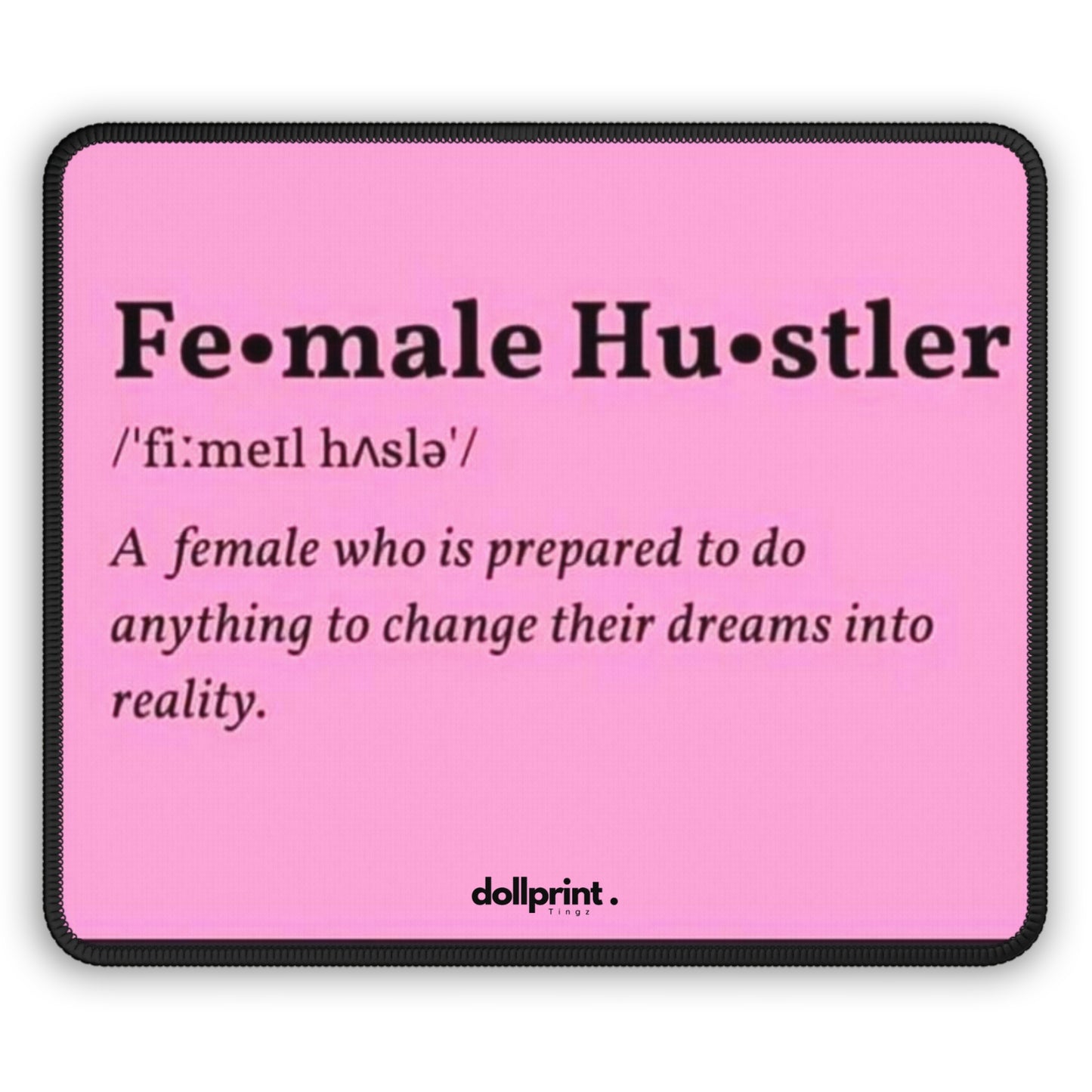 Female Hustler Non-Slip Mouse Pad