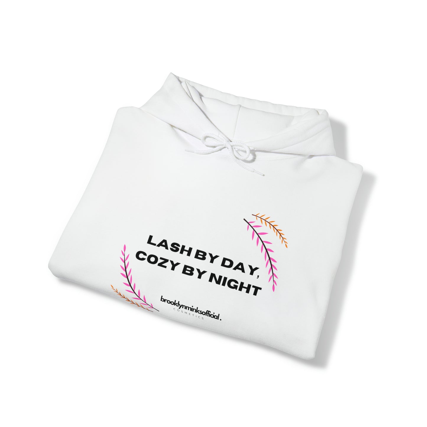 Lash By Day Cozy By Night: Lash Artist Elegance: Cozy Glam" Heavy Blend™ Luxe Comfort Hooded Sweatshirt