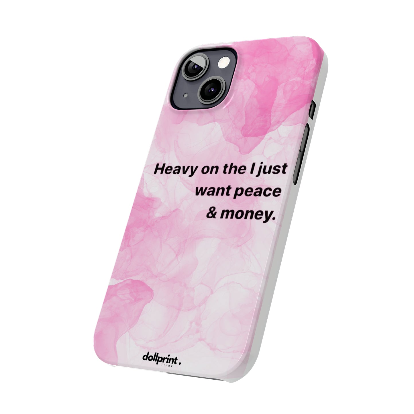 Heavy On The Peace Slim Phone Cases