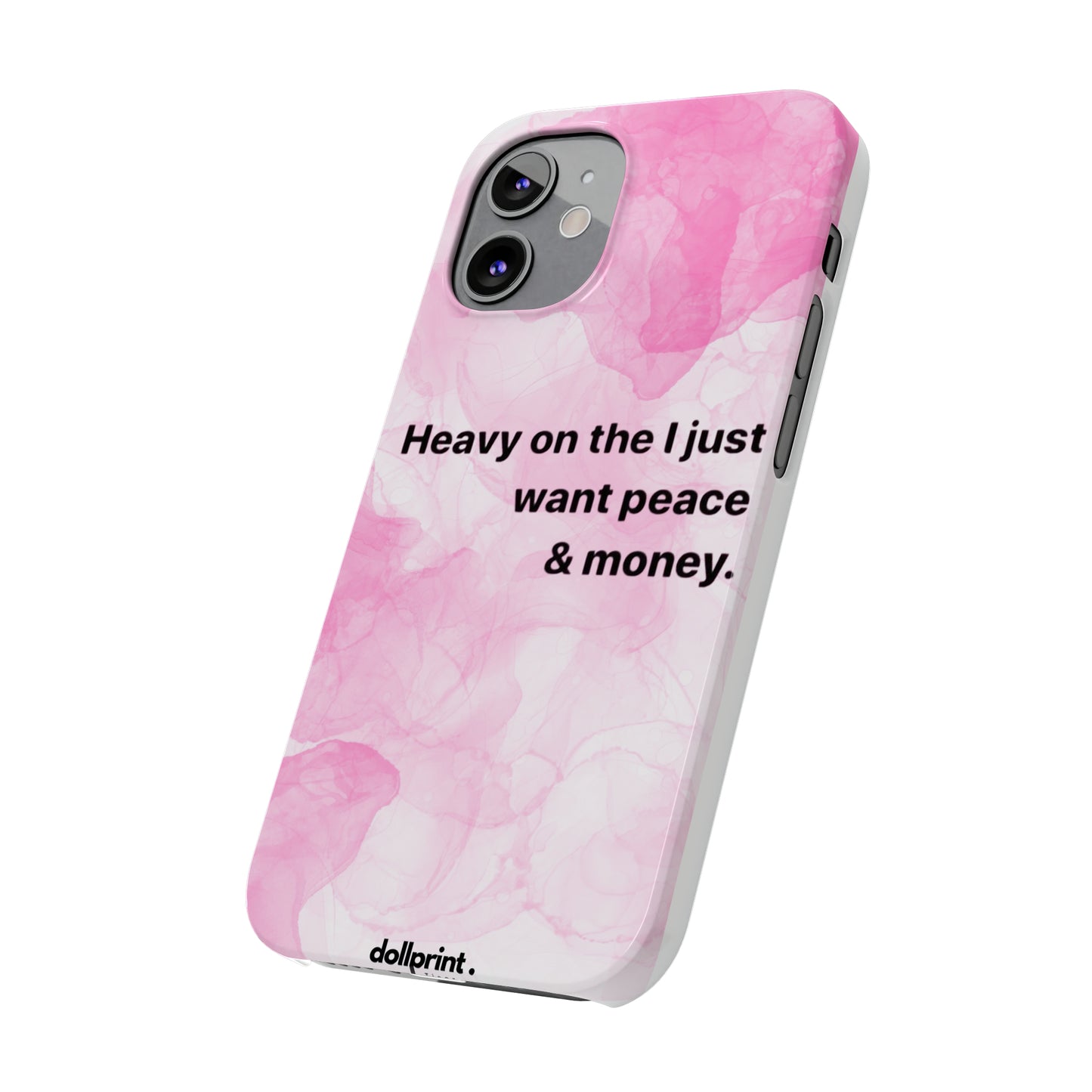 Heavy On The Peace Slim Phone Cases