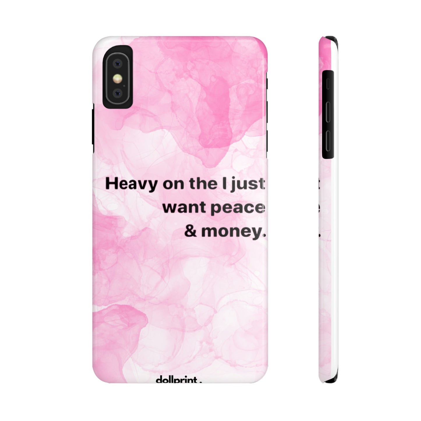 Heavy On The Peace Slim Phone Cases