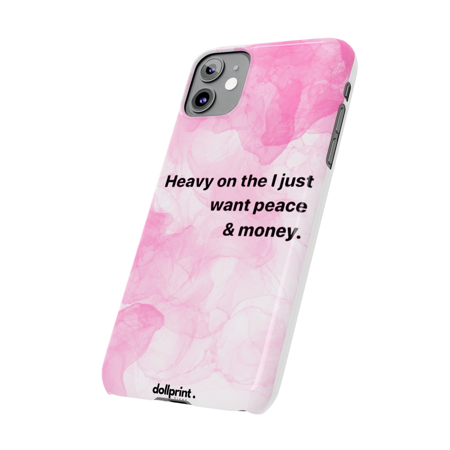 Heavy On The Peace Slim Phone Cases