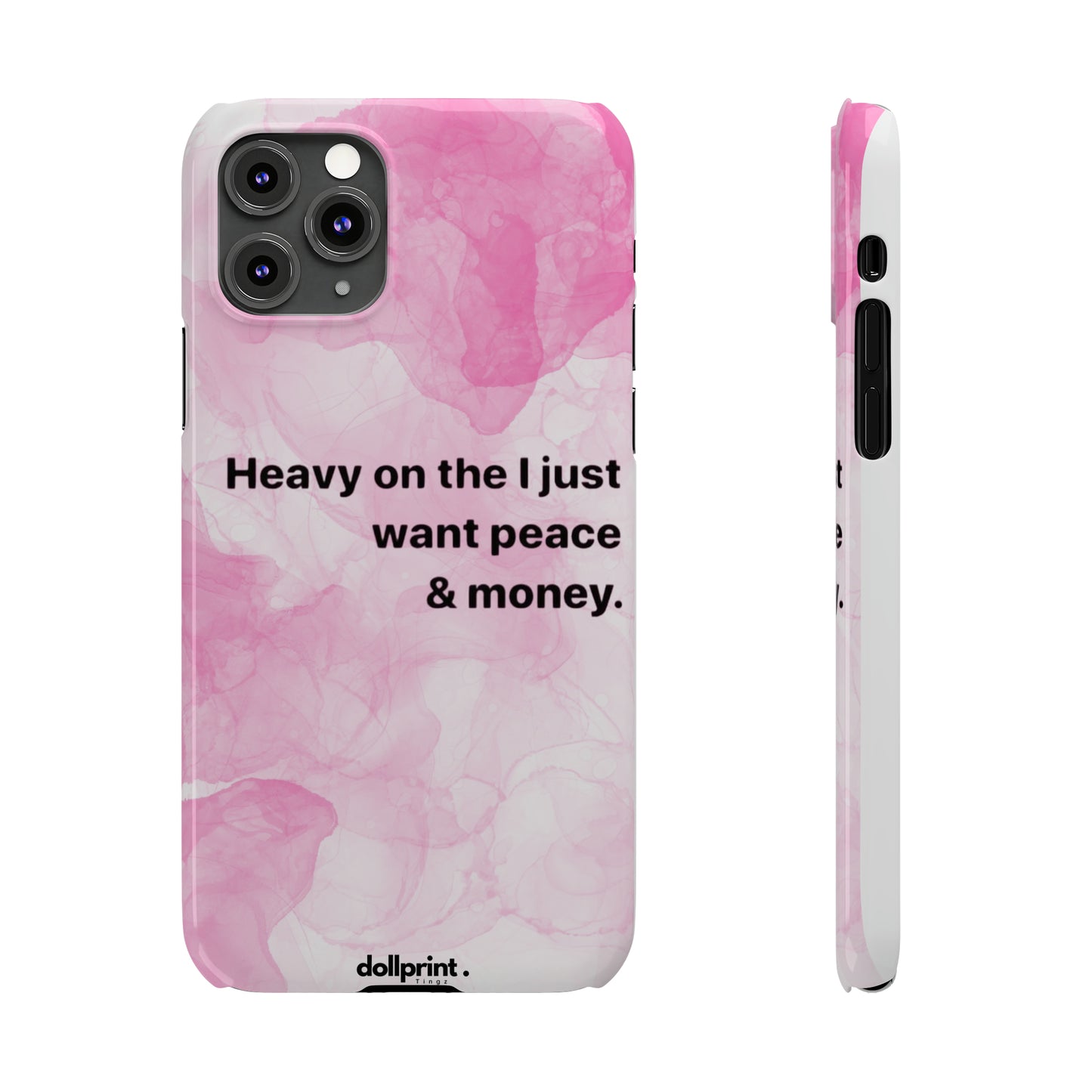Heavy On The Peace Slim Phone Cases
