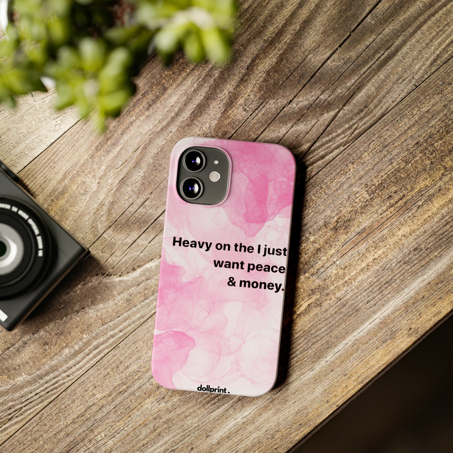 Heavy On The Peace Slim Phone Cases