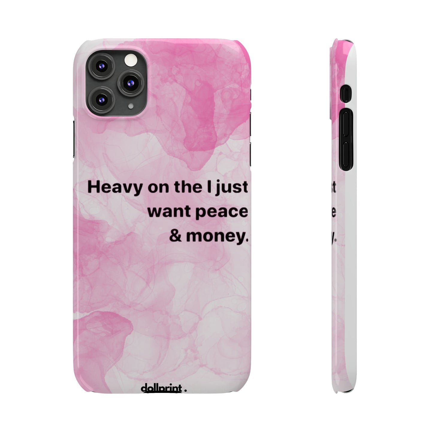Heavy On The Peace Slim Phone Cases