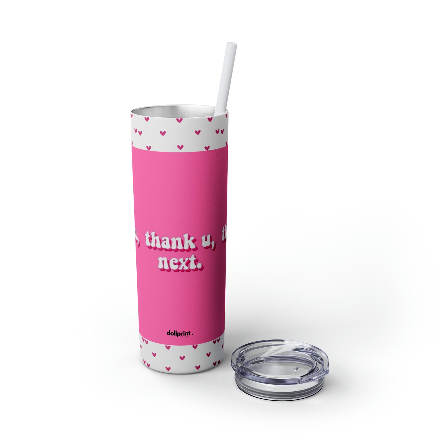 Thank You , Next Skinny Tumbler with Straw, 20oz