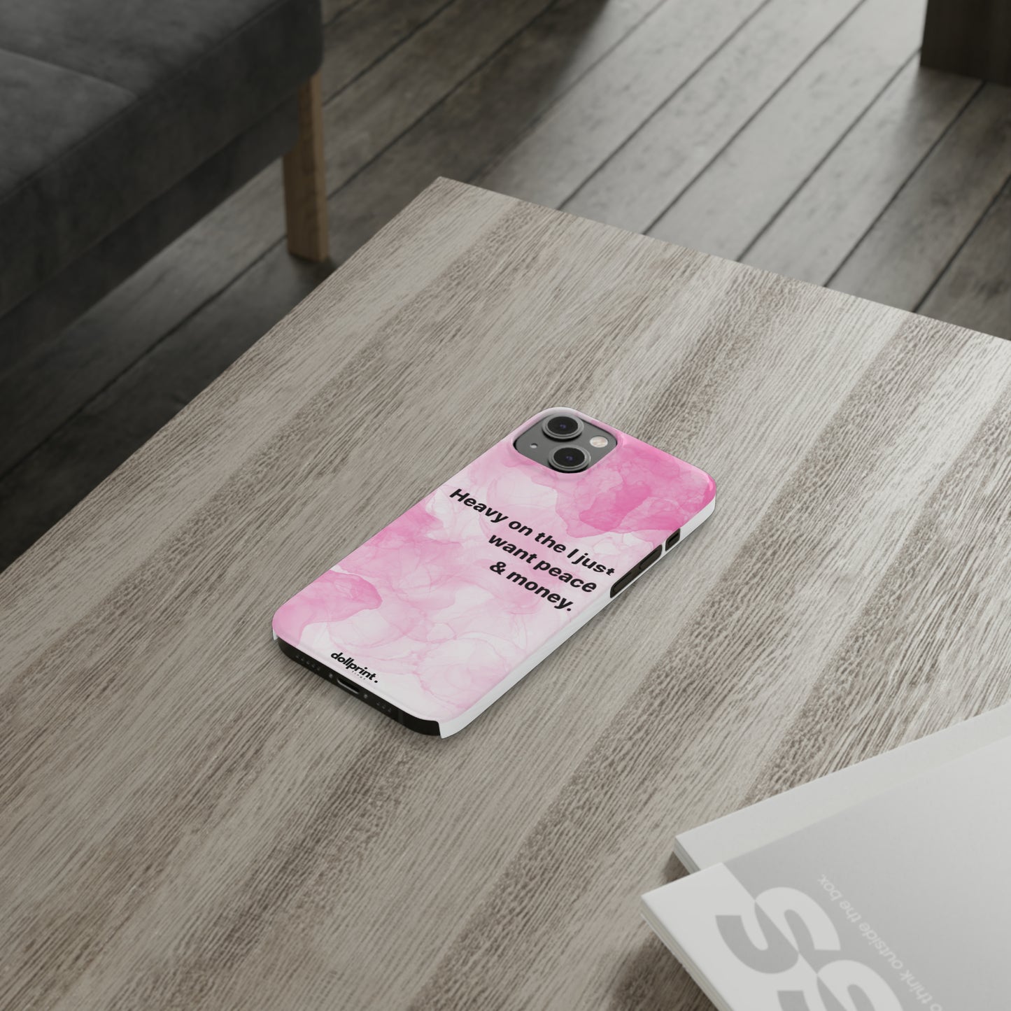 Heavy On The Peace Slim Phone Cases