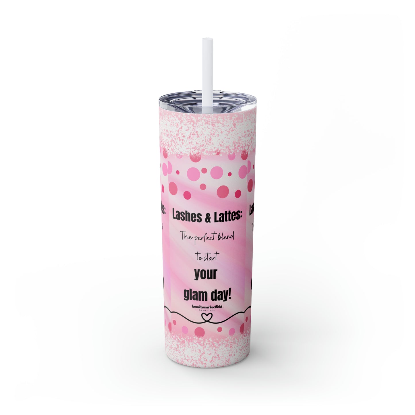 Lashes And Lattes Tumbler 20oz