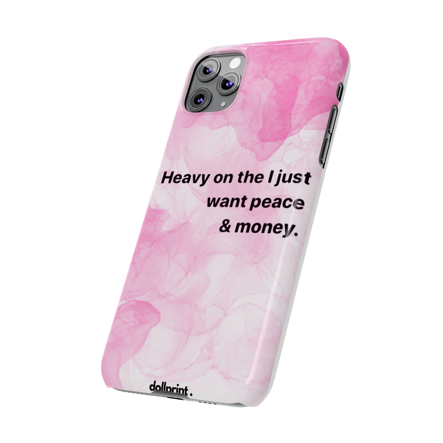 Heavy On The Peace Slim Phone Cases
