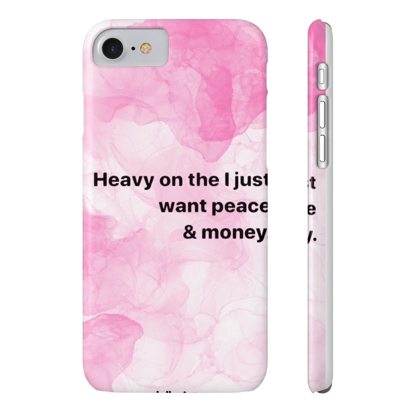 Heavy On The Peace Slim Phone Cases
