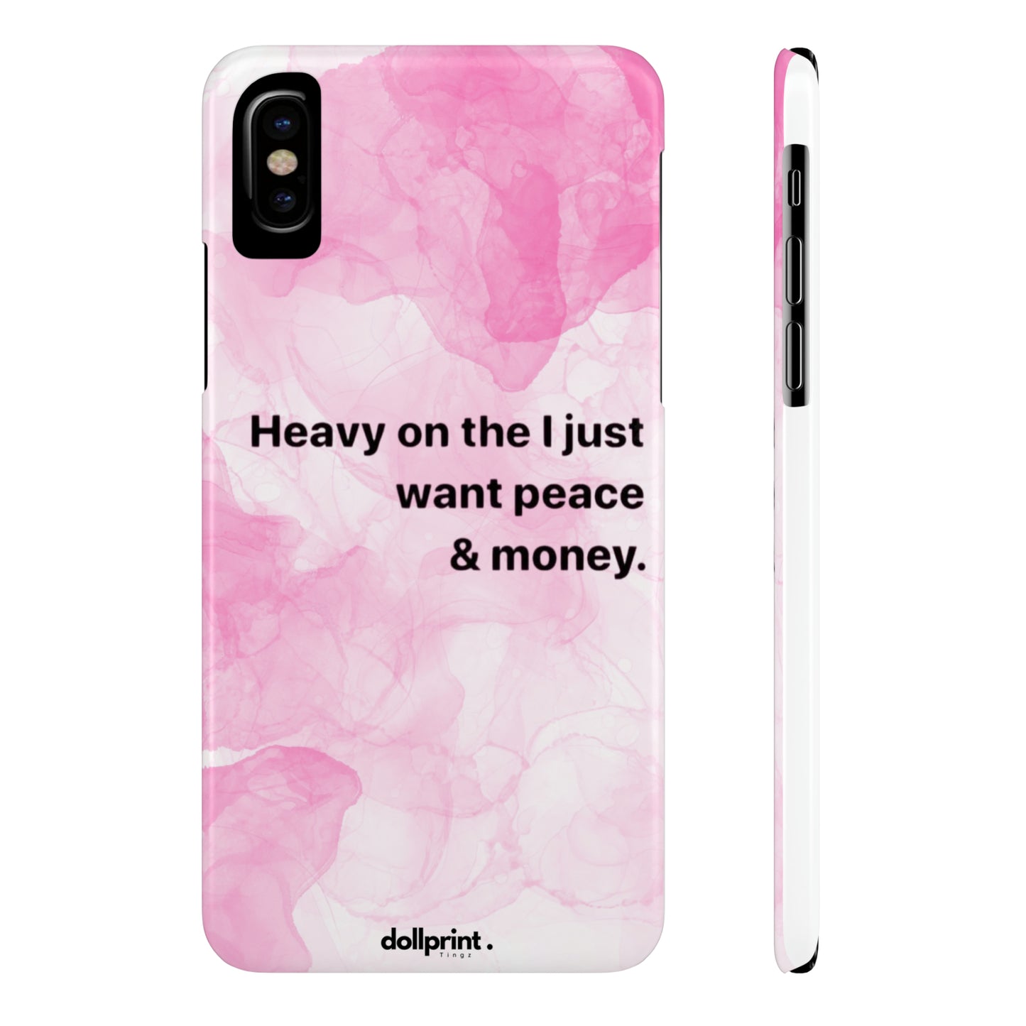Heavy On The Peace Slim Phone Cases