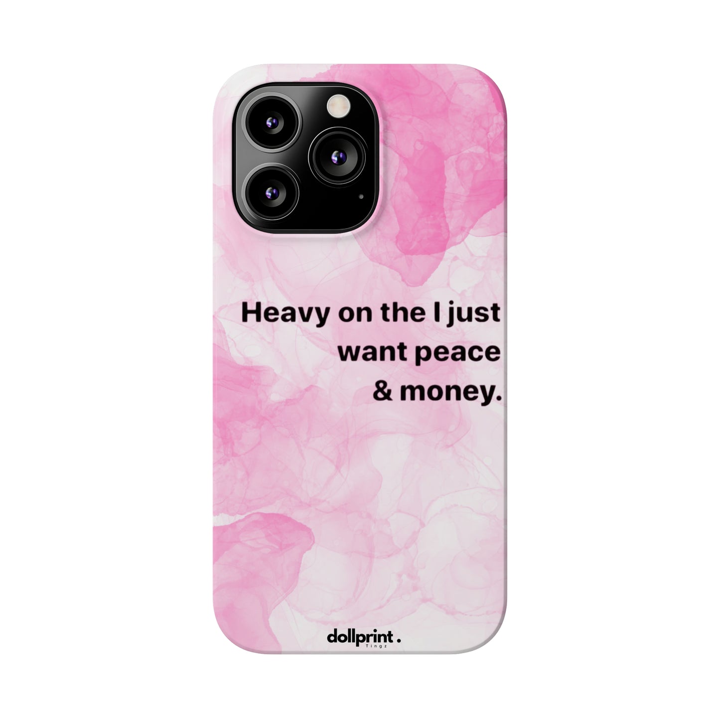Heavy On The Peace Slim Phone Cases