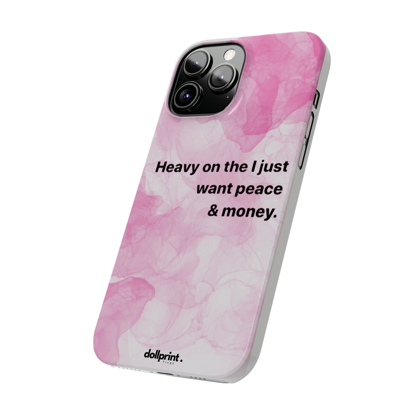 Heavy On The Peace Slim Phone Cases
