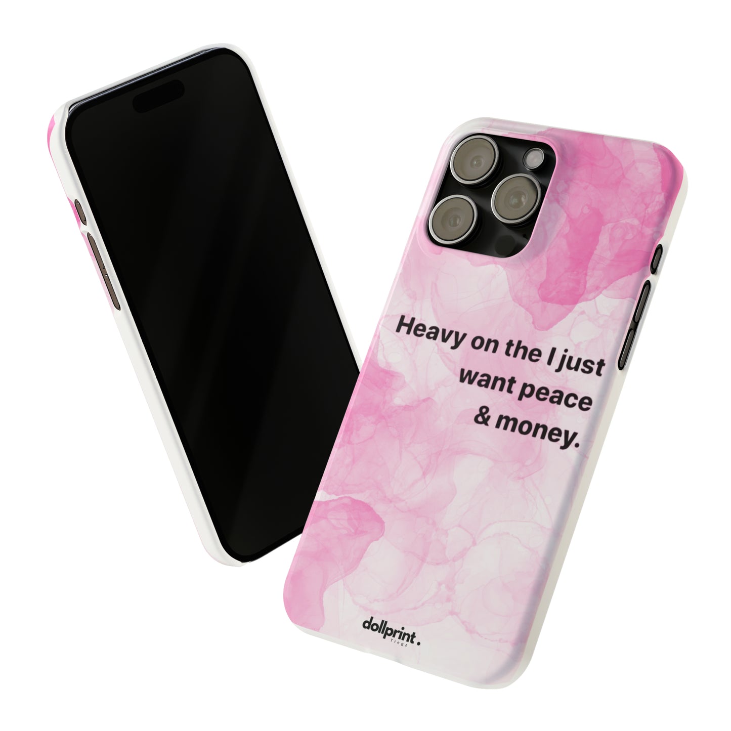 Heavy On The Peace Slim Phone Cases