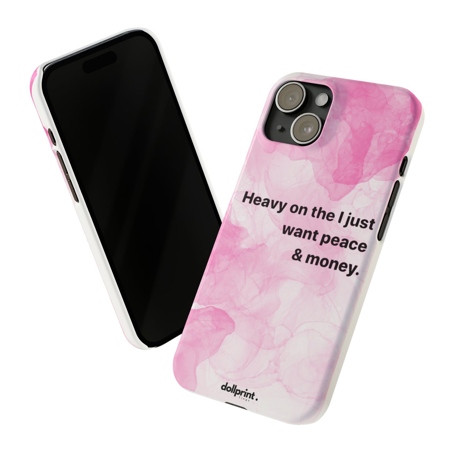 Heavy On The Peace Slim Phone Cases