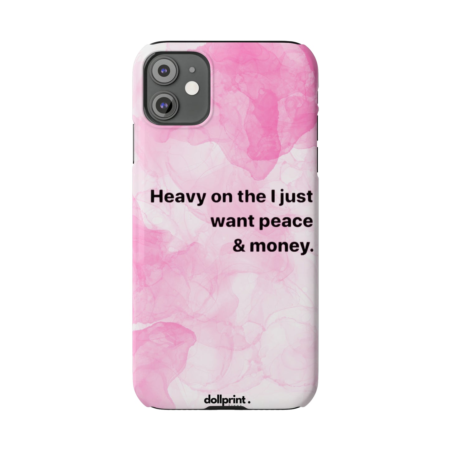 Heavy On The Peace Slim Phone Cases
