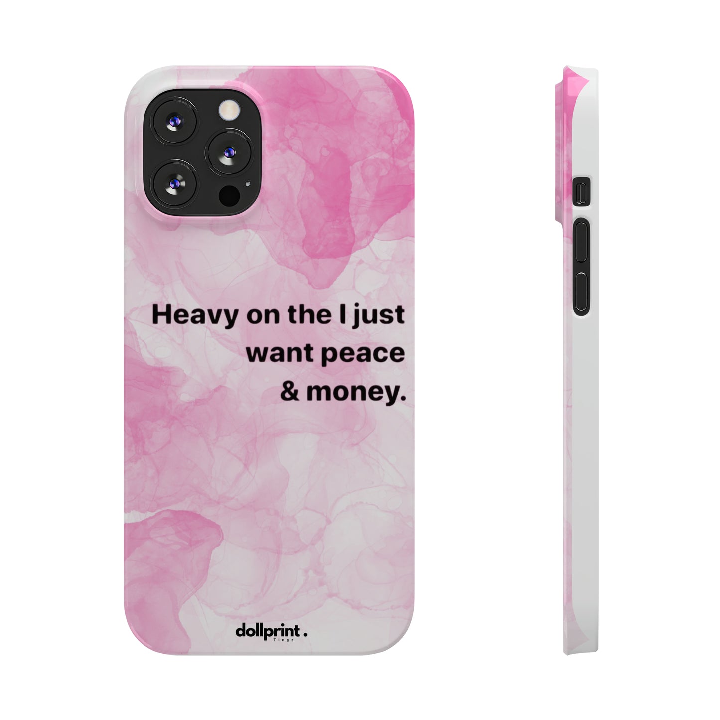Heavy On The Peace Slim Phone Cases