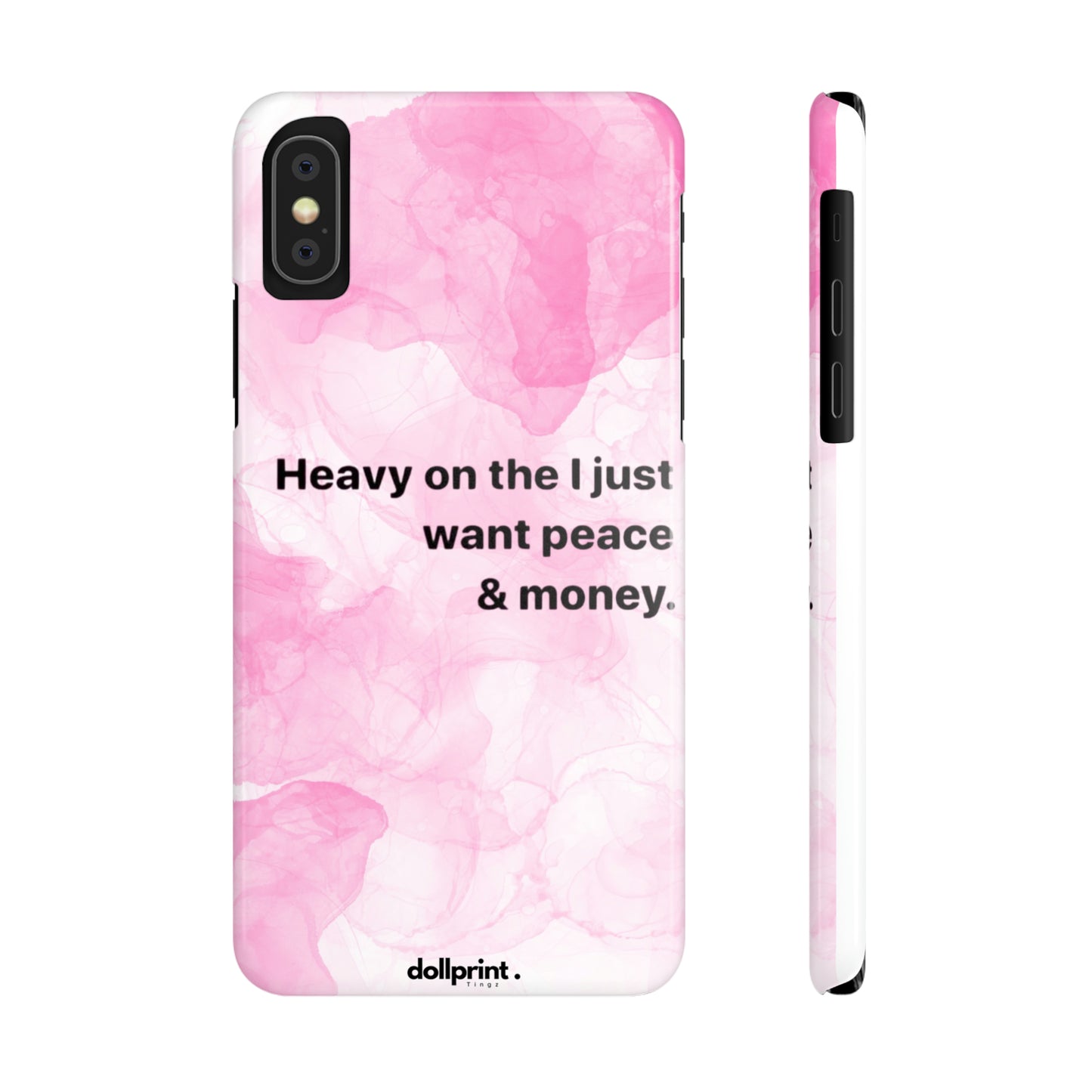 Heavy On The Peace Slim Phone Cases