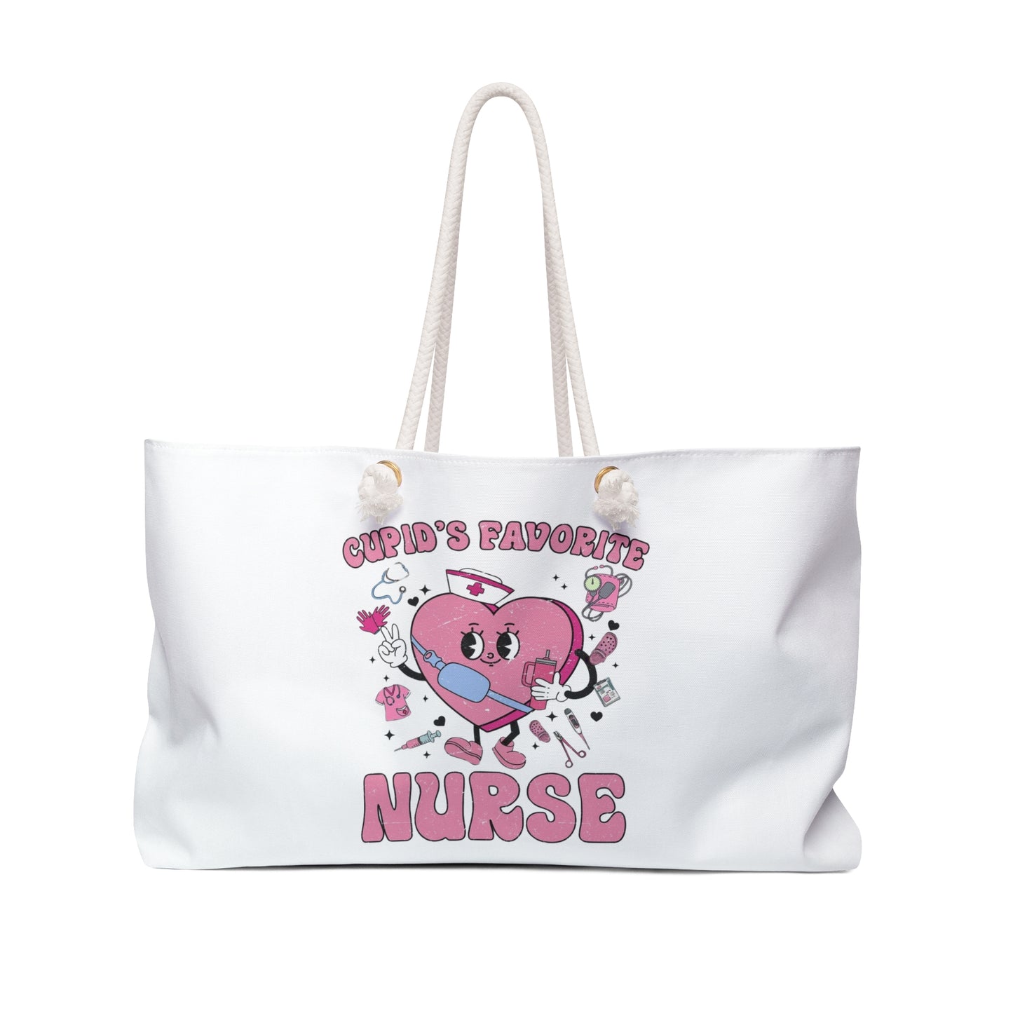 Weekender Bag Nurse Bae Tote Bag - Nurse Appreciation Gift - Healthcare Worker Tote - Nursing Student Bag