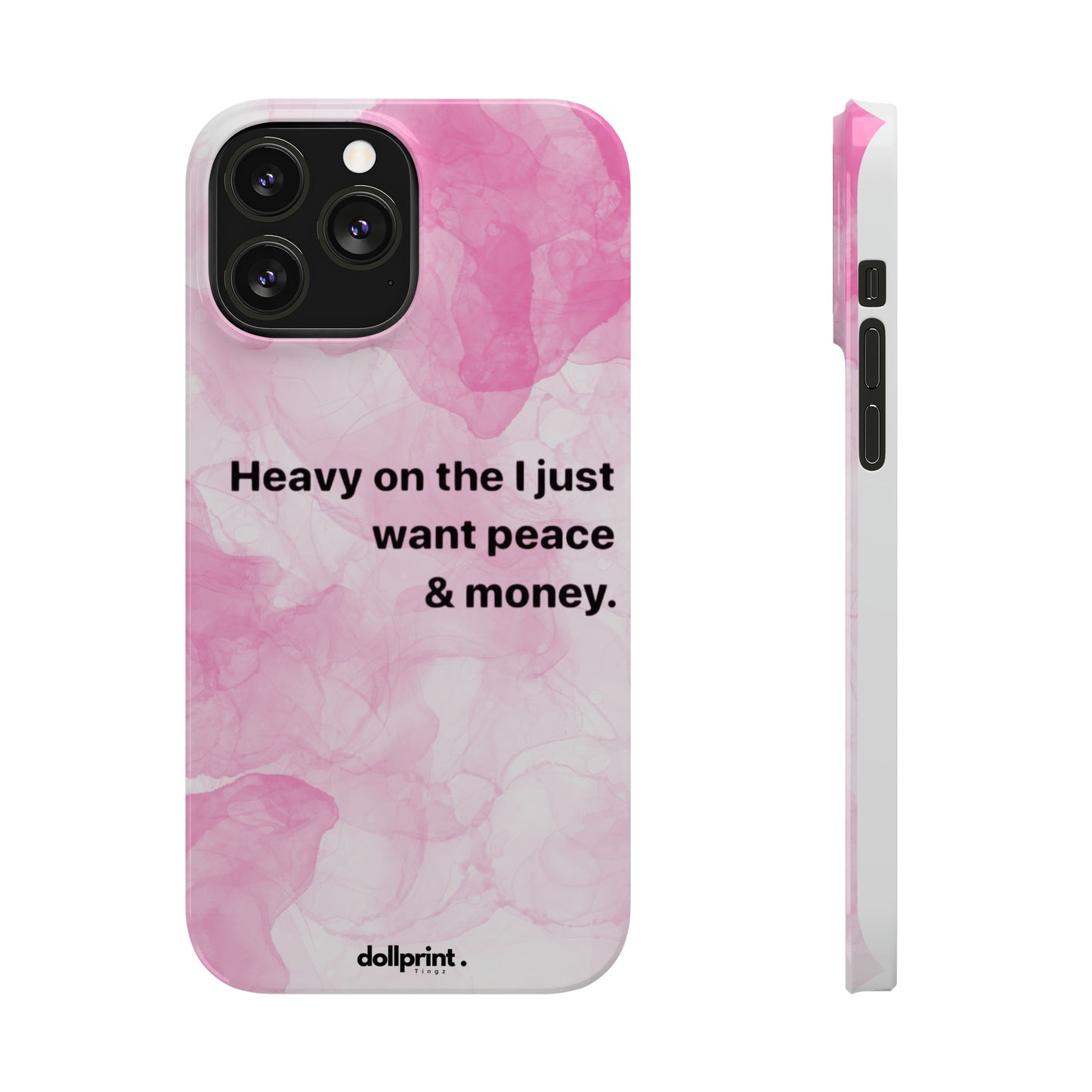 Heavy On The Peace Slim Phone Cases