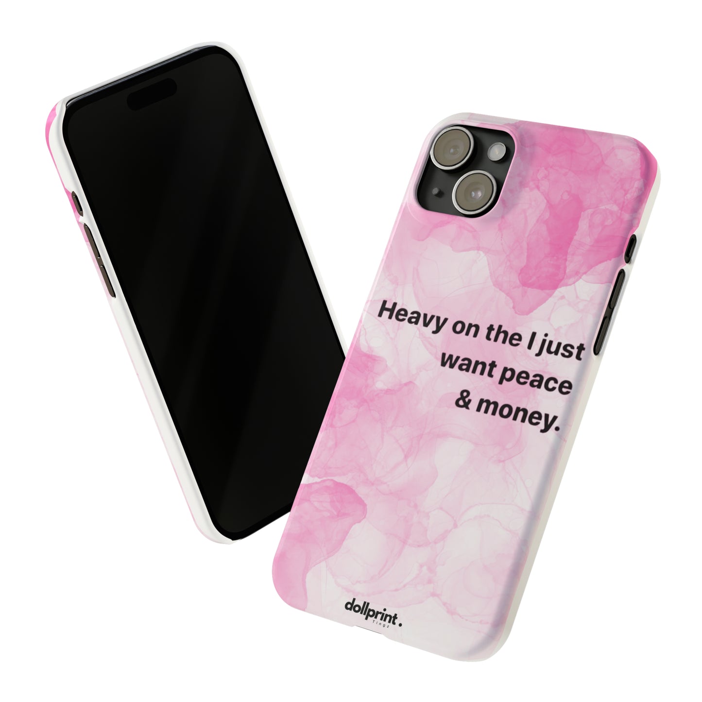 Heavy On The Peace Slim Phone Cases