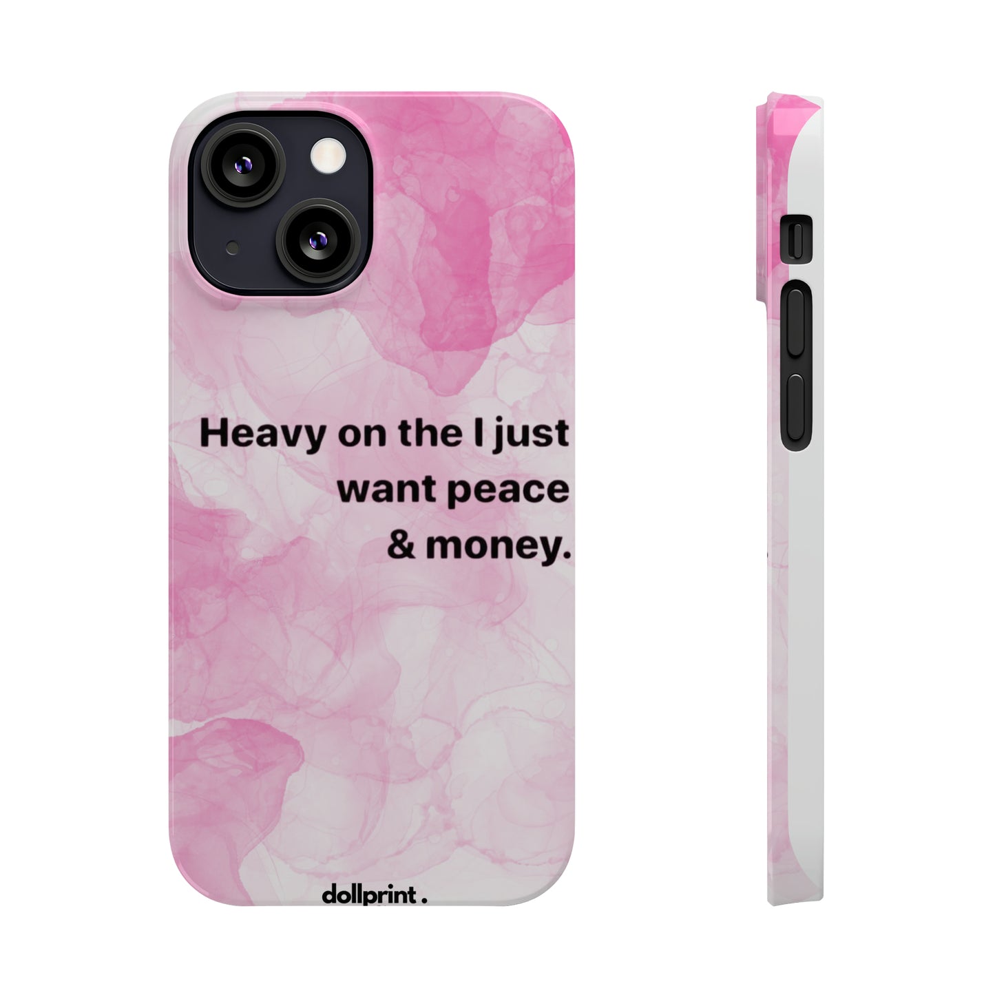 Heavy On The Peace Slim Phone Cases