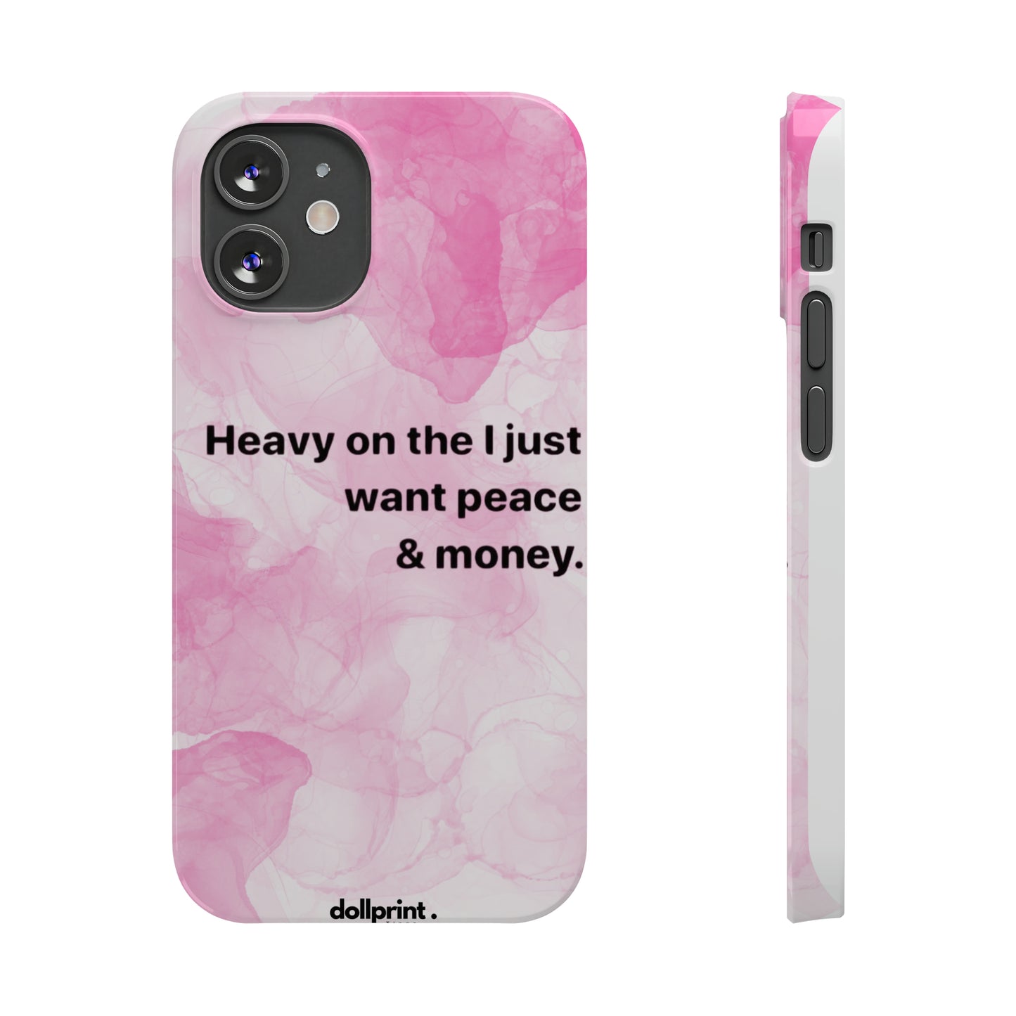 Heavy On The Peace Slim Phone Cases