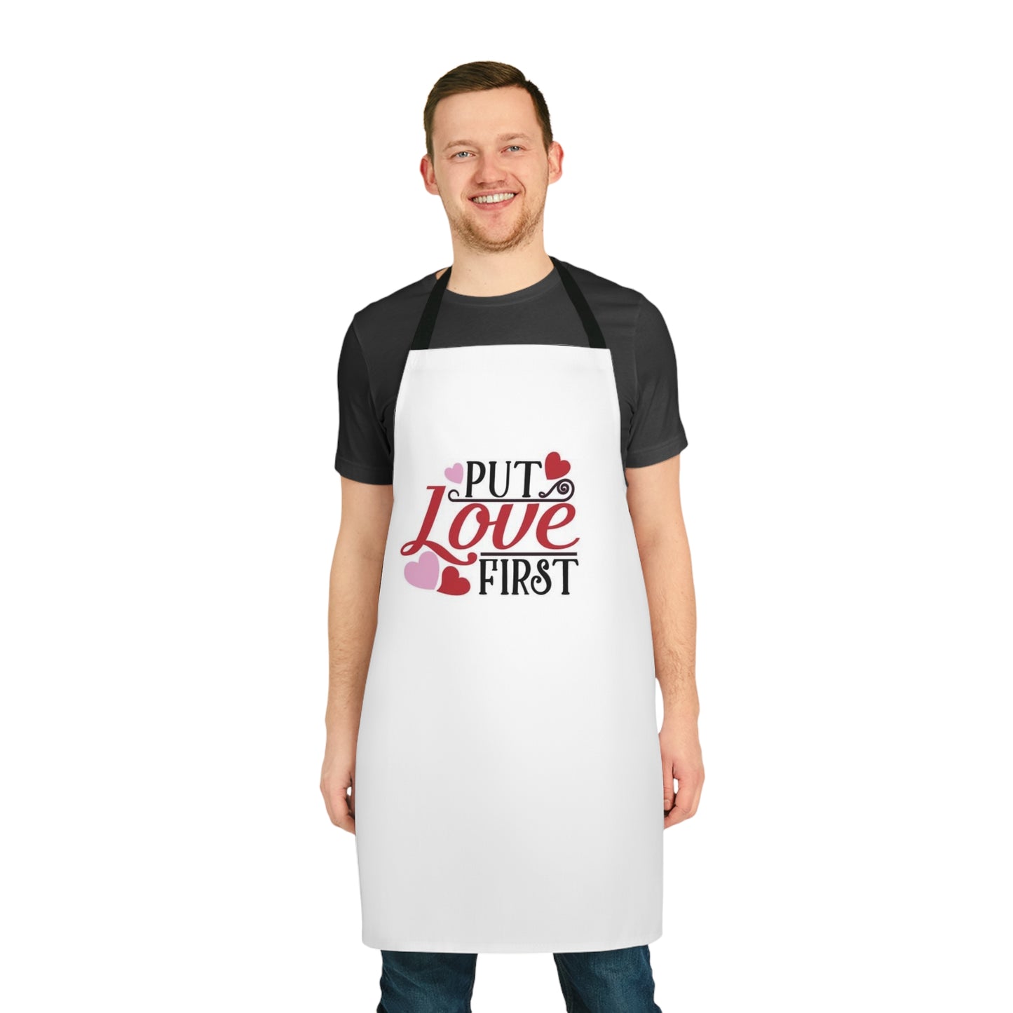 Apron (AOP)- Kitchen Apron - Chef's Cooking Apron - Adjustable, Stylish, and Durable - Cooking and Baking Essential - Valentine’s Day Gift