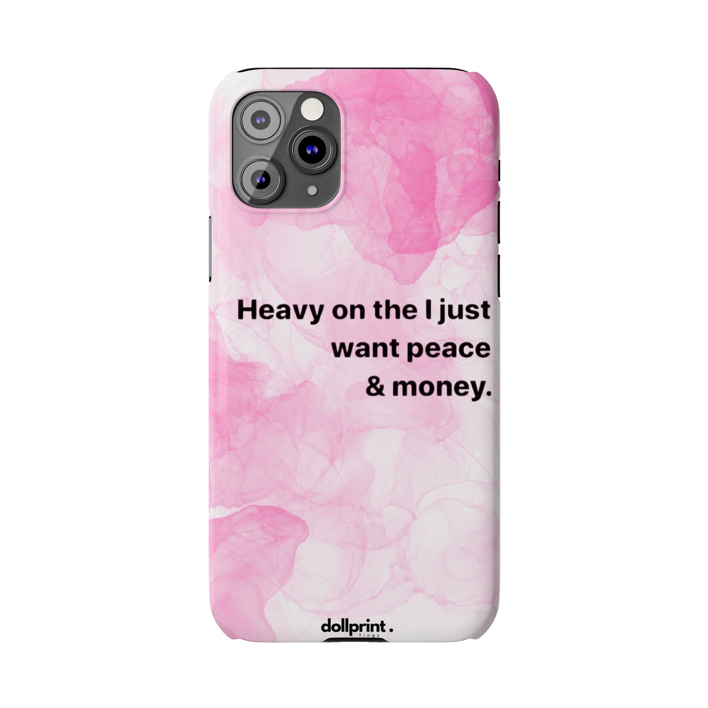 Heavy On The Peace Slim Phone Cases