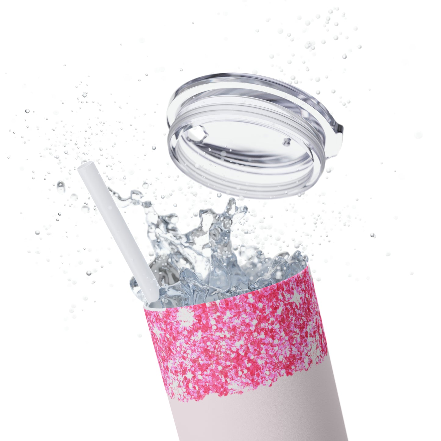 90s Baby Skinny Tumbler with Straw, 20oz