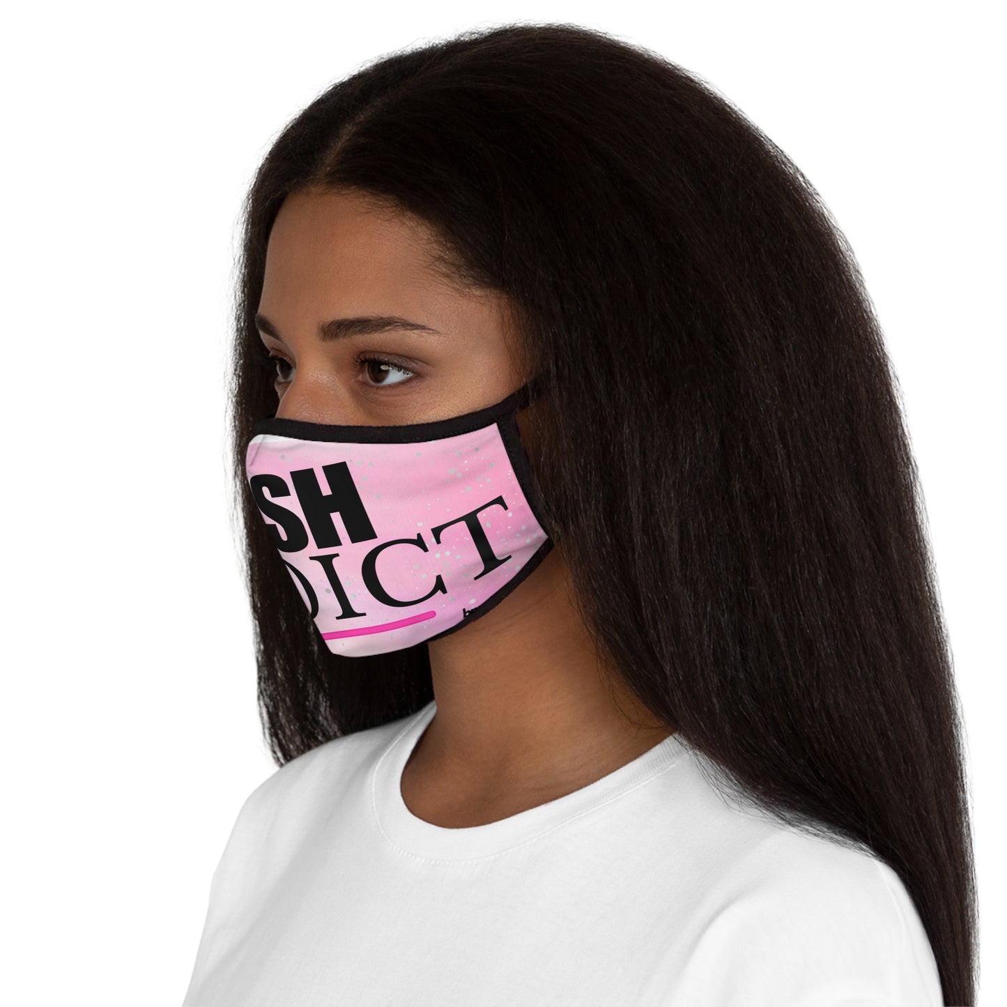 LASH ADDICT Fitted Polyester Face Mask