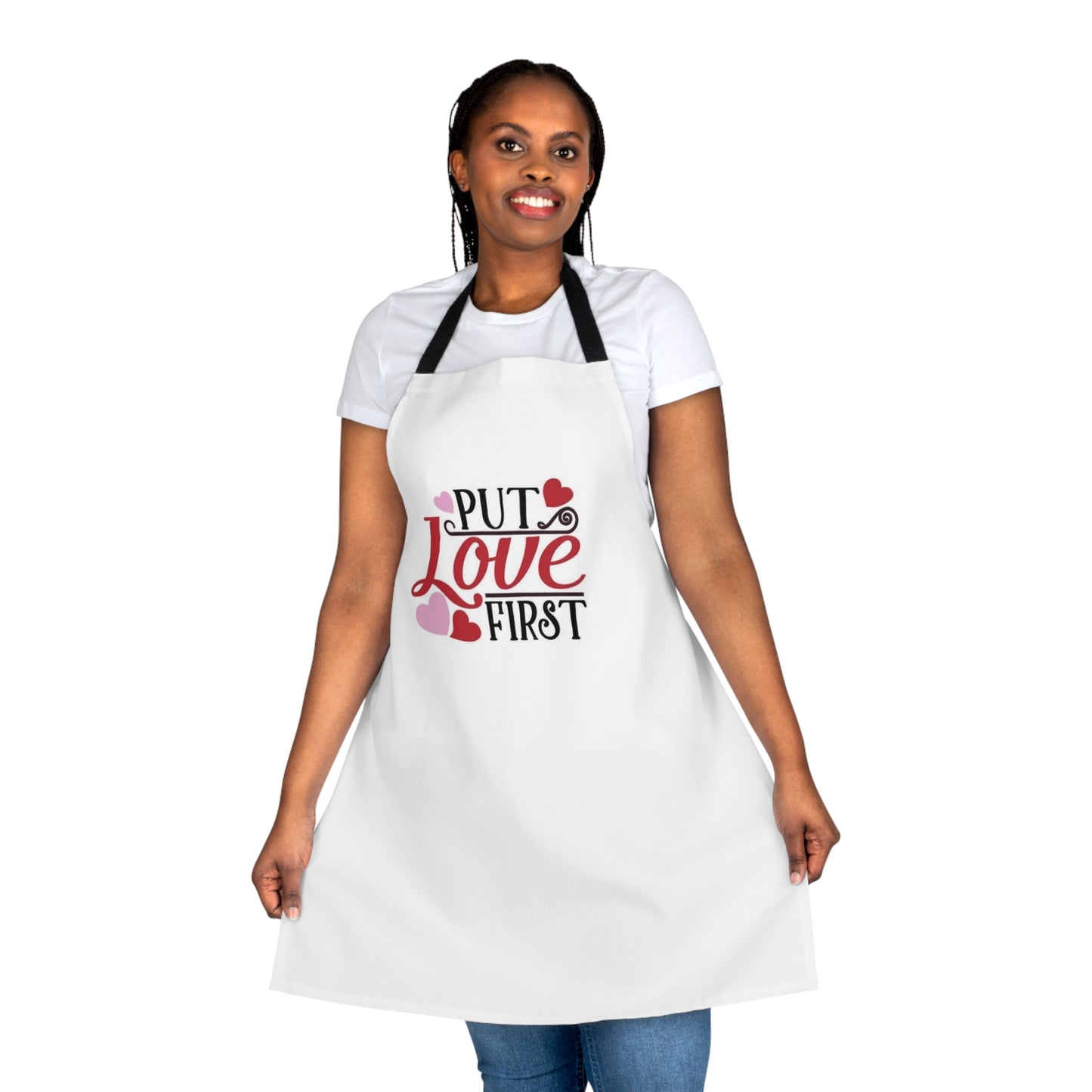 Apron (AOP)- Kitchen Apron - Chef's Cooking Apron - Adjustable, Stylish, and Durable - Cooking and Baking Essential - Valentine’s Day Gift
